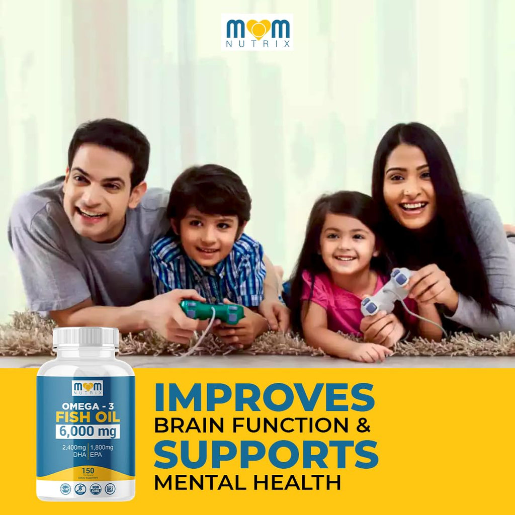 Omega 3 Fish Oil with Maximum EPA DHA - Supports Brain, Liver, Heart & Immunity - Made in The USA - 150 Softgels - TrustMedUSA