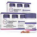 Omeprazole 20mg Bulk 84 ct - Heartburn Medicine Omeprazole Tablets - Acid Reducer Pills for Heartburn Relief and Acid Reflux Medicine - Six 14 Ct Bottles - Maple Wellness Supplements