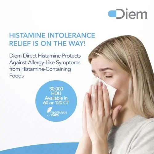 Omne Diem Histamine Digest DAO 30,000 HDU - 120 Caps - Histamine Neutralizing - TrustMedUSA