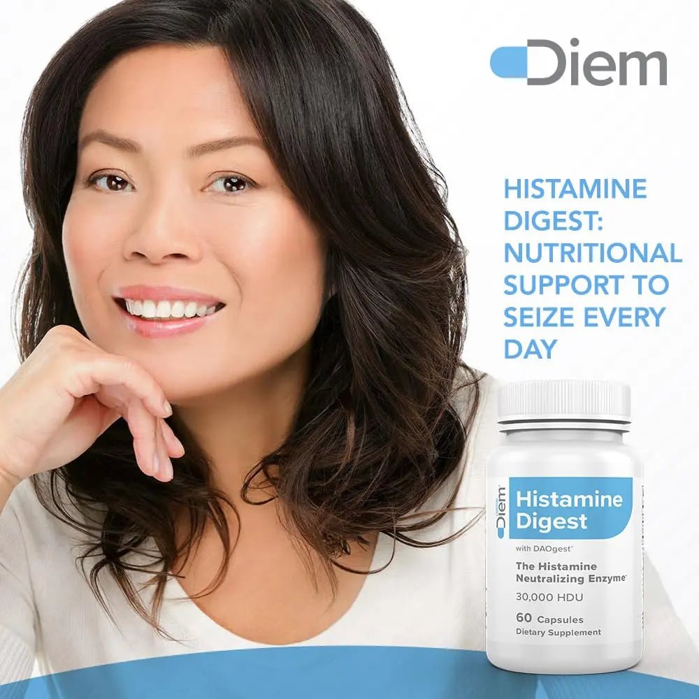 Omne Diem Histamine Digest DAO 30,000 HDU - 60 Caps - Histamine Neutralizing - TrustMedUSA