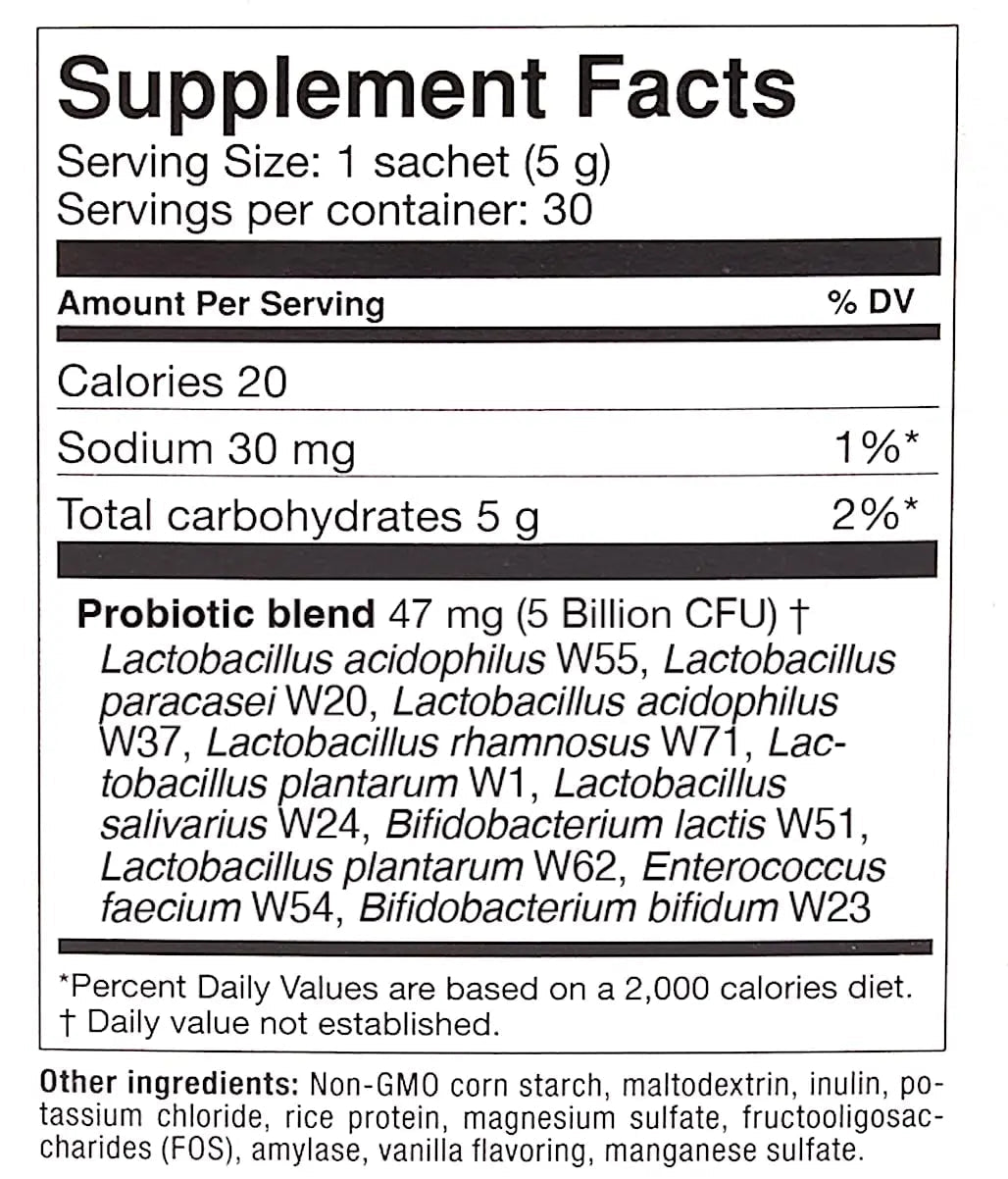 OMNi BiOTiC AB 10 - Clinically Tested Restorative Probiotic - Supports & Restores Gut Flora & Digestion - Digestive Probiotic for Diarrhea - Vegan, Hypoallergenic, Non-GMO (30 Daily Packets) - TrustMedUSA