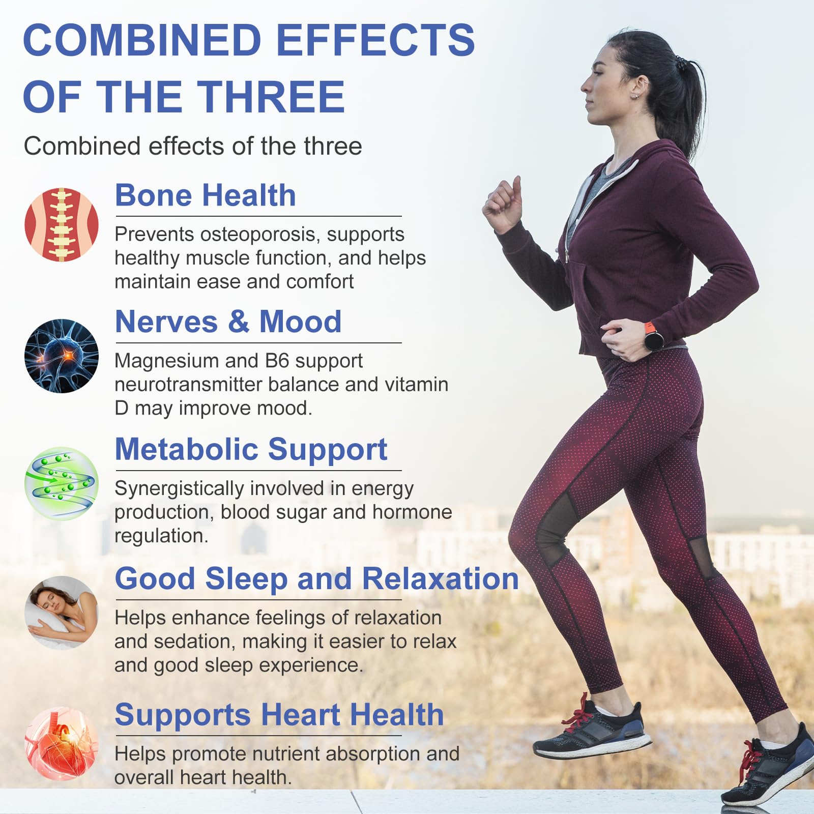 OMOGS High Absorption Magnesium Glycinate, for Supporting Sleep, Muscle Relaxation, Heart Health & Bone Health, Gluten Free, Non-GMO, 90 Vegetarian Capsules - TrustMedUSA
