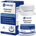 OMOGS High Absorption Magnesium Glycinate, for Supporting Sleep, Muscle Relaxation, Heart Health & Bone Health, Gluten Free, Non-GMO, 90 Vegetarian Capsules - TrustMedUSA