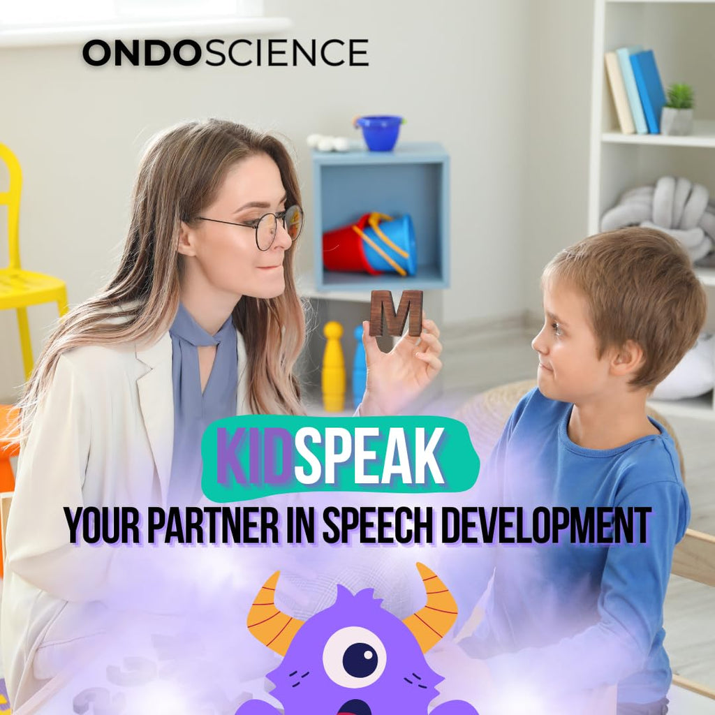 Ondo Science KIDSPEAK Speech Support Supplement for Children, Natural Vitamins and Minerals, Communication and Learning Aid - TrustMedUSA