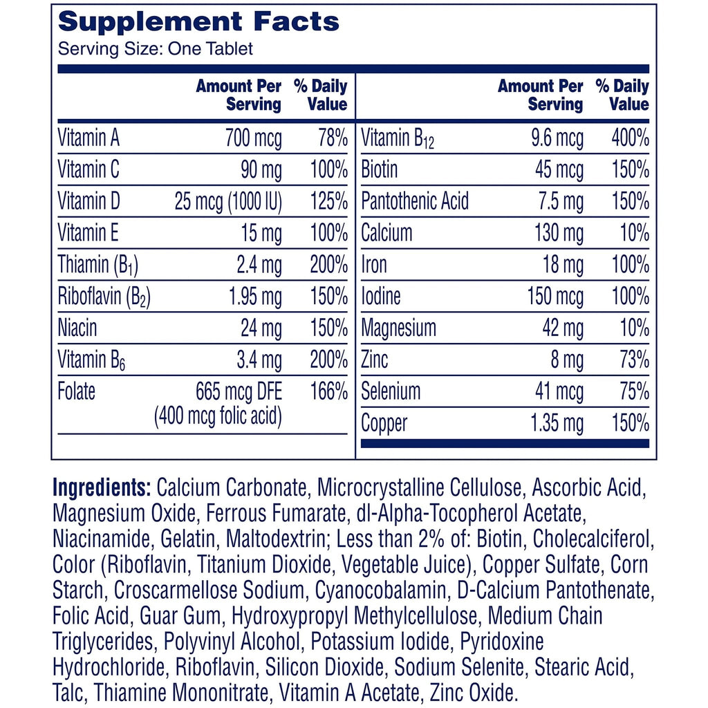 ONE A DAY Bundle Multivitamin for Women 200 Count Tablets Active Focus Supplement - TrustMedUSA