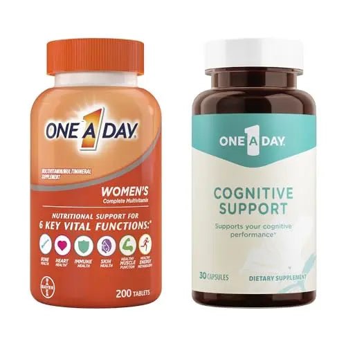 ONE A DAY Bundle Multivitamin for Women 200 Count Tablets Cognitive Supplement - TrustMedUSA
