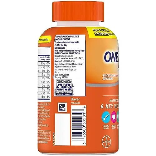 ONE A DAY Womens Complete Daily Multivitamin with Vitamin A, B , C, D, and E, Calcium - TrustMedUSA
