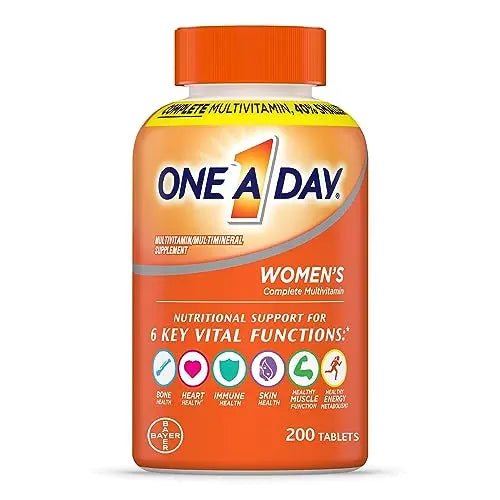 ONE A DAY Womens Complete Daily Multivitamin with Vitamin A, B , C, D, and E, Calcium - TrustMedUSA