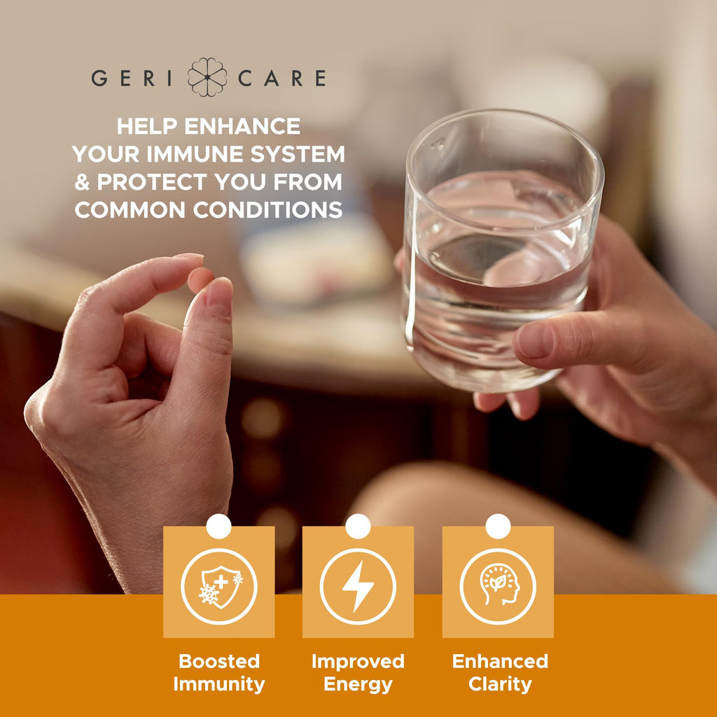 One-Daily Multivitamins with Minerals for Men & Women (100 Tablets) by GeriCare| High-Potency Multi-Vitamin & Multimineral Dietary Supplement for Immunity, Energy| Complete Daily Nutritional Support - TrustMedUSA