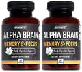 ONNIT Alpha Brain (60ct) - Over 1 Million Bottles Sold - Premium Nootropic Brain Supple - TrustMedUSA