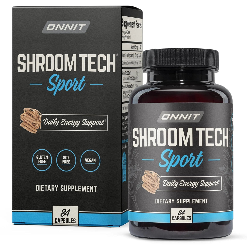 Onnit Shroom TECH Sport (84ct) | All Natural Pre-Workout Supplement with Ashwagandha - TrustMedUSA