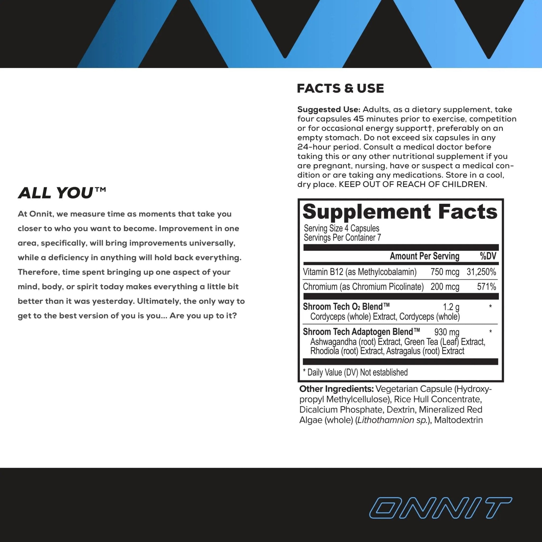 Onnit Shroom Tech SPORT: Clinically Studied Preworkout Supplement with Cordyceps - TrustMedUSA
