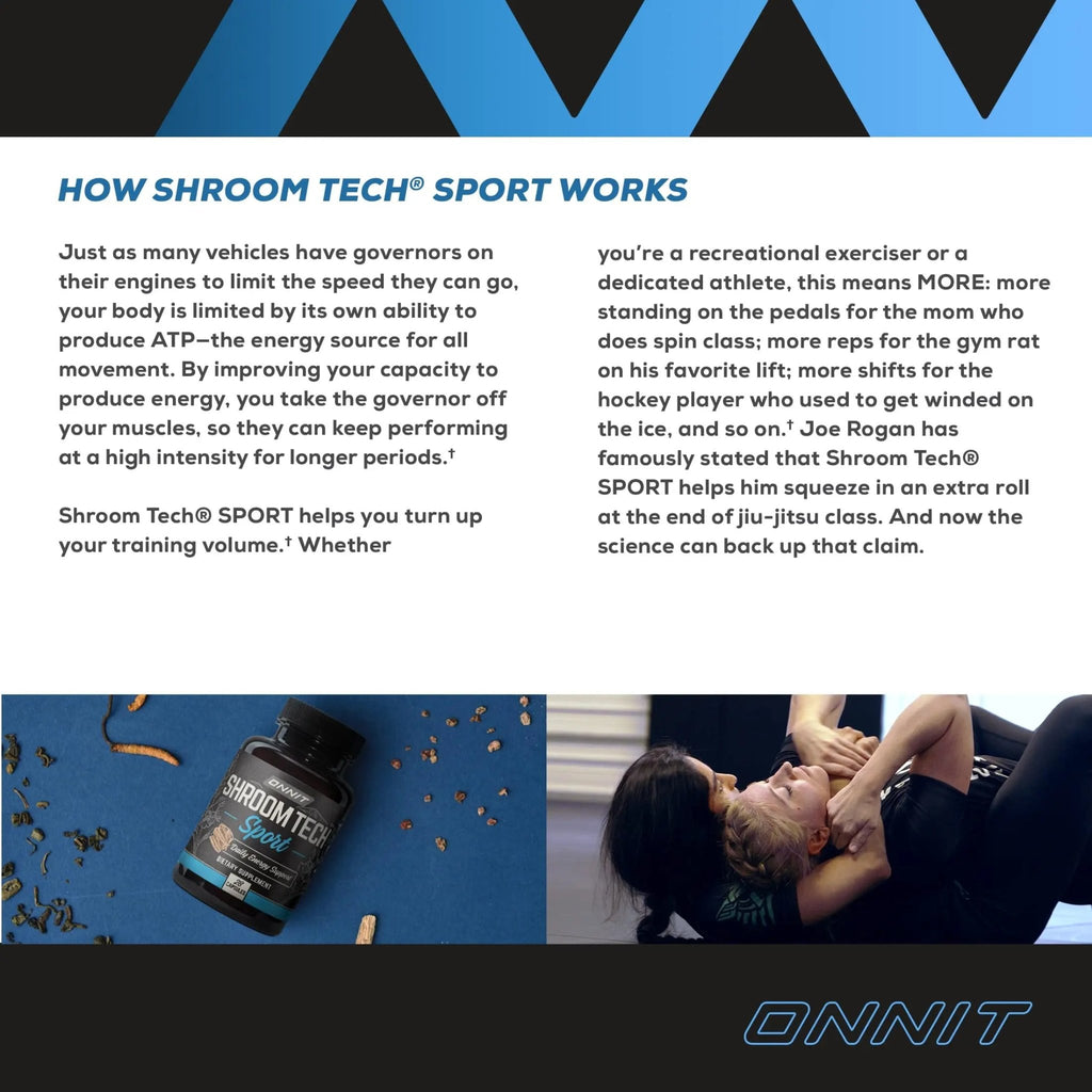 Onnit Shroom Tech SPORT: Clinically Studied Preworkout Supplement with Cordyceps - TrustMedUSA