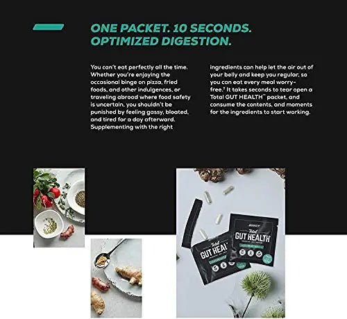 ONNIT Total Gut Health - Complete Probiotics & Digestive Enzyme Supplement - TrustMedUSA