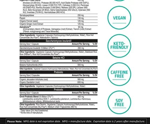 ONNIT Total Gut Health - Complete Probiotics & Digestive Enzyme Supplement - TrustMedUSA