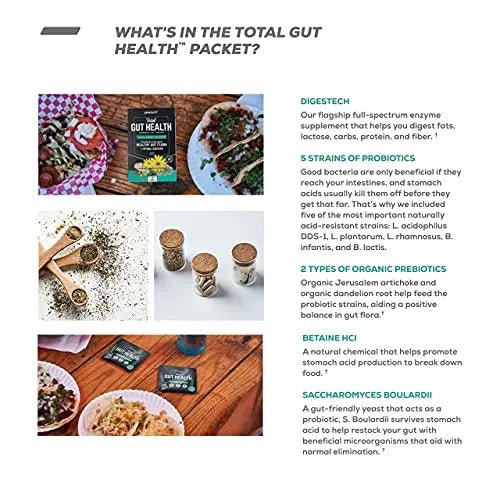 ONNIT Total Gut Health - Complete Probiotics & Digestive Enzyme Supplement - TrustMedUSA
