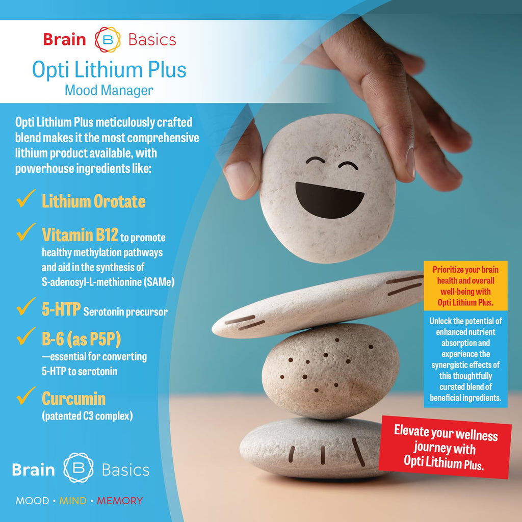 Opti Lithium Plus: Supercharge Brain Health with Enhanced Nutrient Absorption for Optimal Well-Being. - TrustMedUSA