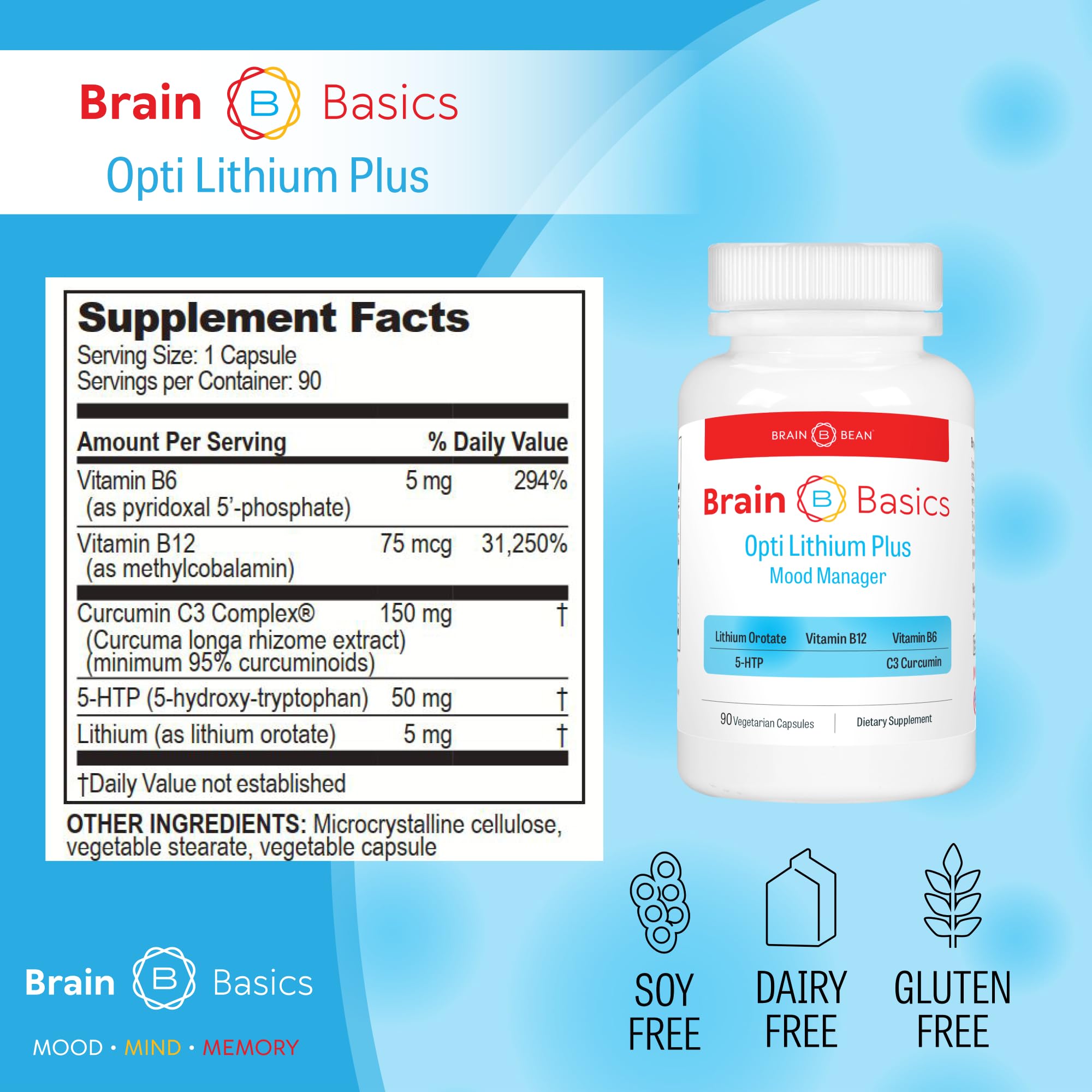 Opti Lithium Plus: Supercharge Brain Health with Enhanced Nutrient Absorption for Optimal Well-Being. - TrustMedUSA