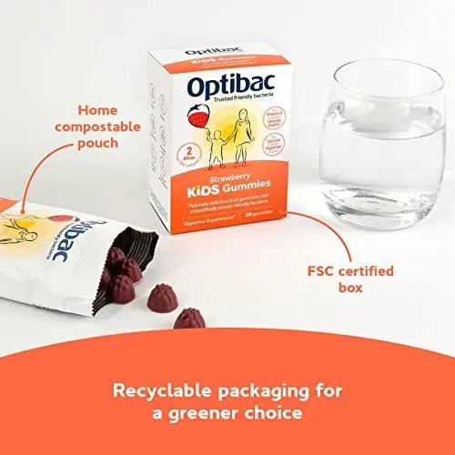 Optibac Kids Probiotic with Vitamin D & Calcium for Immune System Support & Gut Health - TrustMedUSA