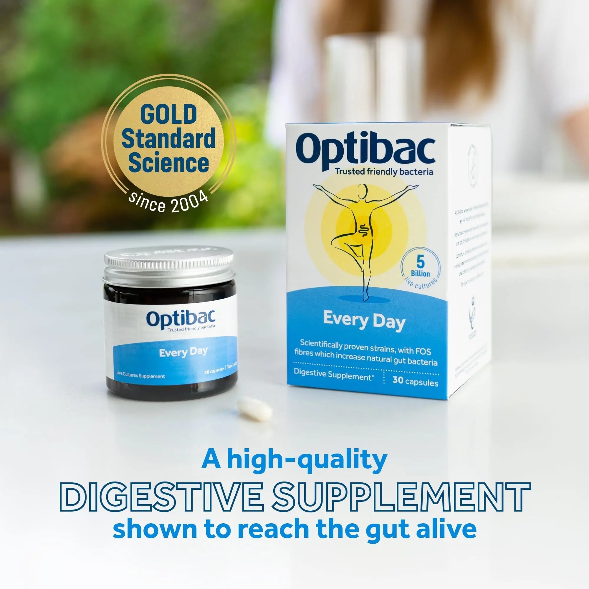 Optibac Probiotics Every Day - Digestive Probiotic Supplement with 5 Billion Bacterial - TrustMedUSA
