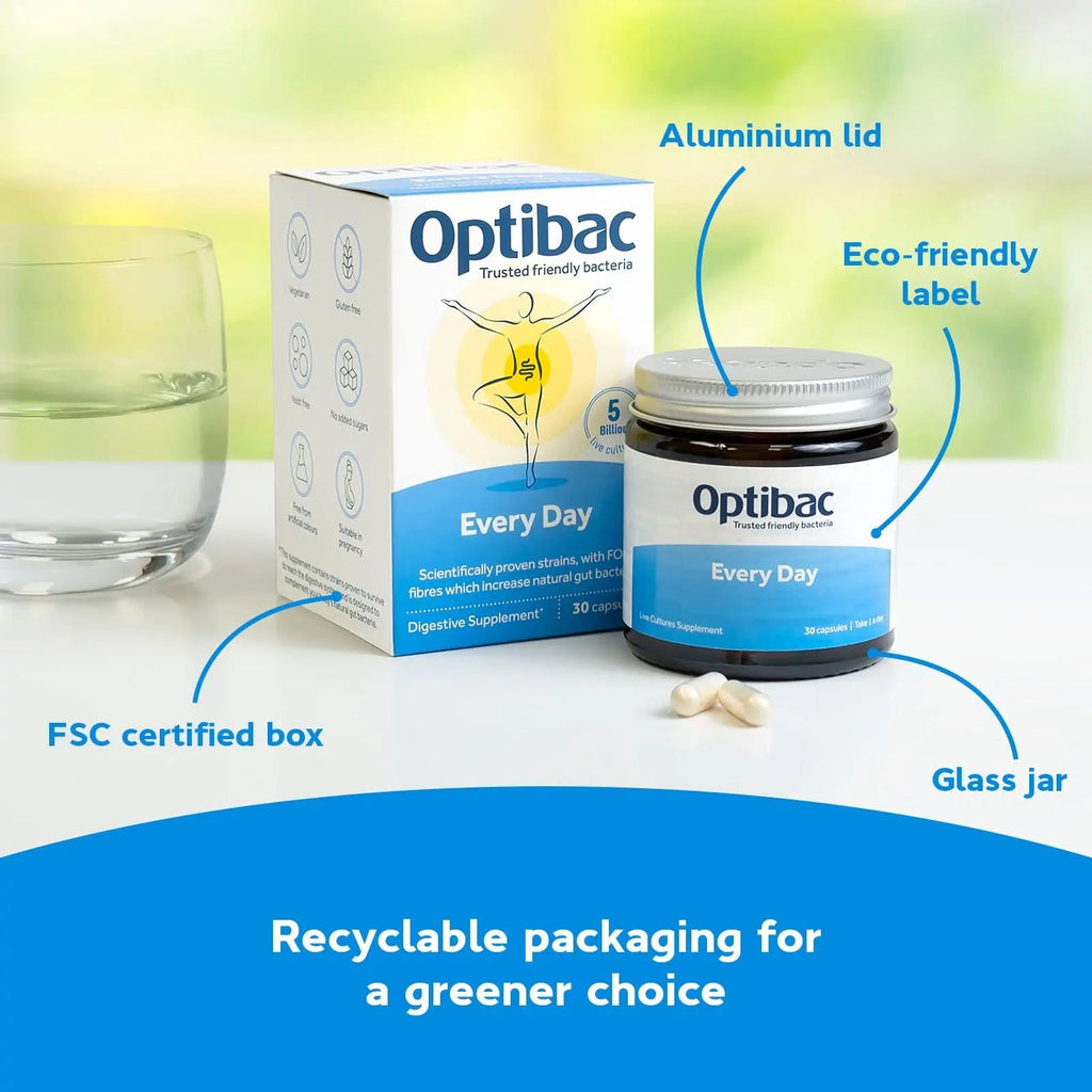 Optibac Probiotics Every Day - Digestive Probiotic Supplement with 5 Billion Bacterial - TrustMedUSA