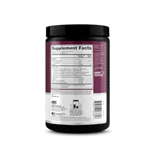 Optimum Nutrition Amino Energy - Pre Workout with Green Tea, BCAA, Amino Acids - TrustMedUSA
