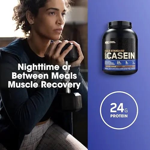 Optimum Nutrition Gold Standard 100% Casein Slow Digesting Protein Powder with Zinc - TrustMedUSA
