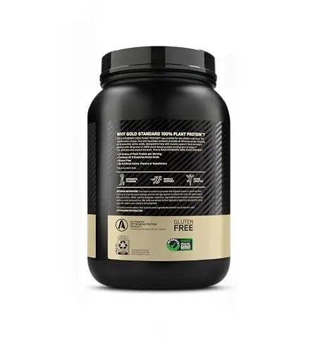 Optimum Nutrition Gold Standard 100% Plant Based Protein Powder, Gluten Free, Vegan - TrustMedUSA
