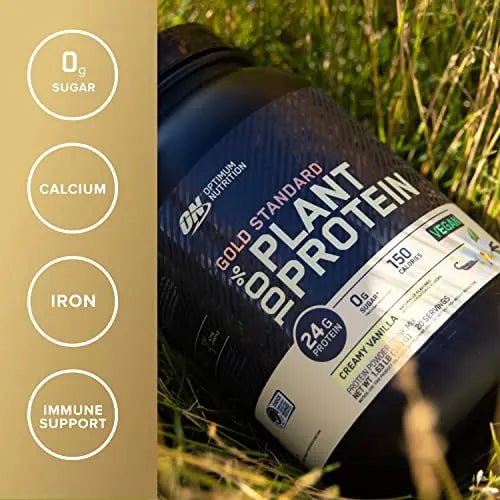 Optimum Nutrition Gold Standard 100% Plant Based Protein Powder, Gluten Free, Vegan - TrustMedUSA