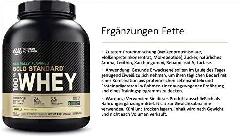 Optimum Nutrition Gold Standard 100% Whey Protein Powder 4.8 (Packaging May Vary) - TrustMedUSA