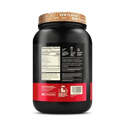 Optimum Nutrition Gold Standard 100% Whey Protein Powder, Cinnamon Roll, 2 Pound - TrustMedUSA