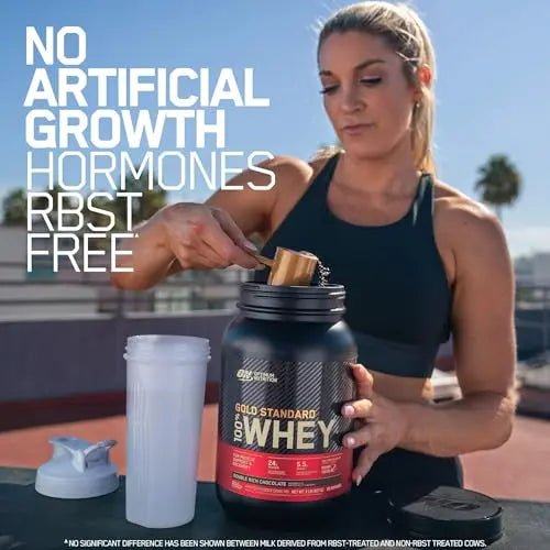 Optimum Nutrition Gold Standard 100% Whey Protein Powder, Double Rich Chocolate - TrustMedUSA