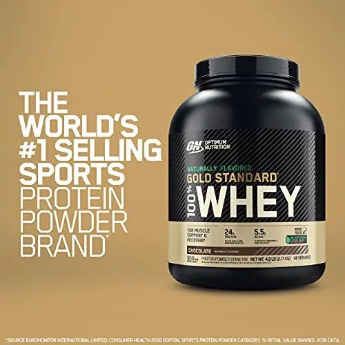 Optimum Nutrition Gold Standard 100% Whey Protein Powder, Naturally Flavored Strawberry - TrustMedUSA