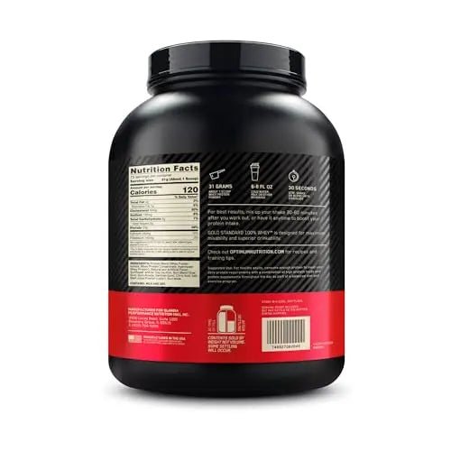 Optimum Nutrition Gold Standard 100% Whey Protein Powder, Strawberries & Cream - TrustMedUSA