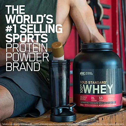 Optimum Nutrition Gold Standard 100% Whey Protein Powder, Strawberry, 1 Pound - TrustMedUSA