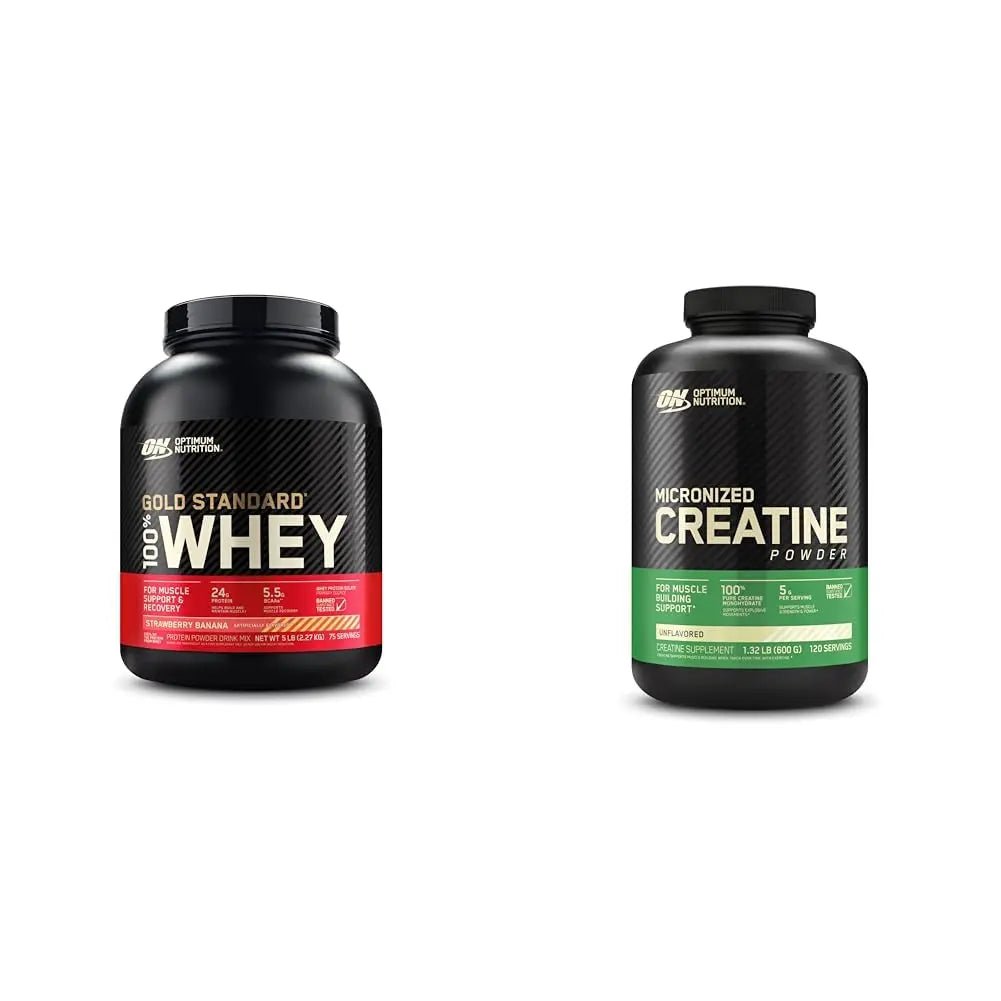 Optimum Nutrition Gold Standard 100% Whey Protein Powder, Strawberry Banana - TrustMedUSA