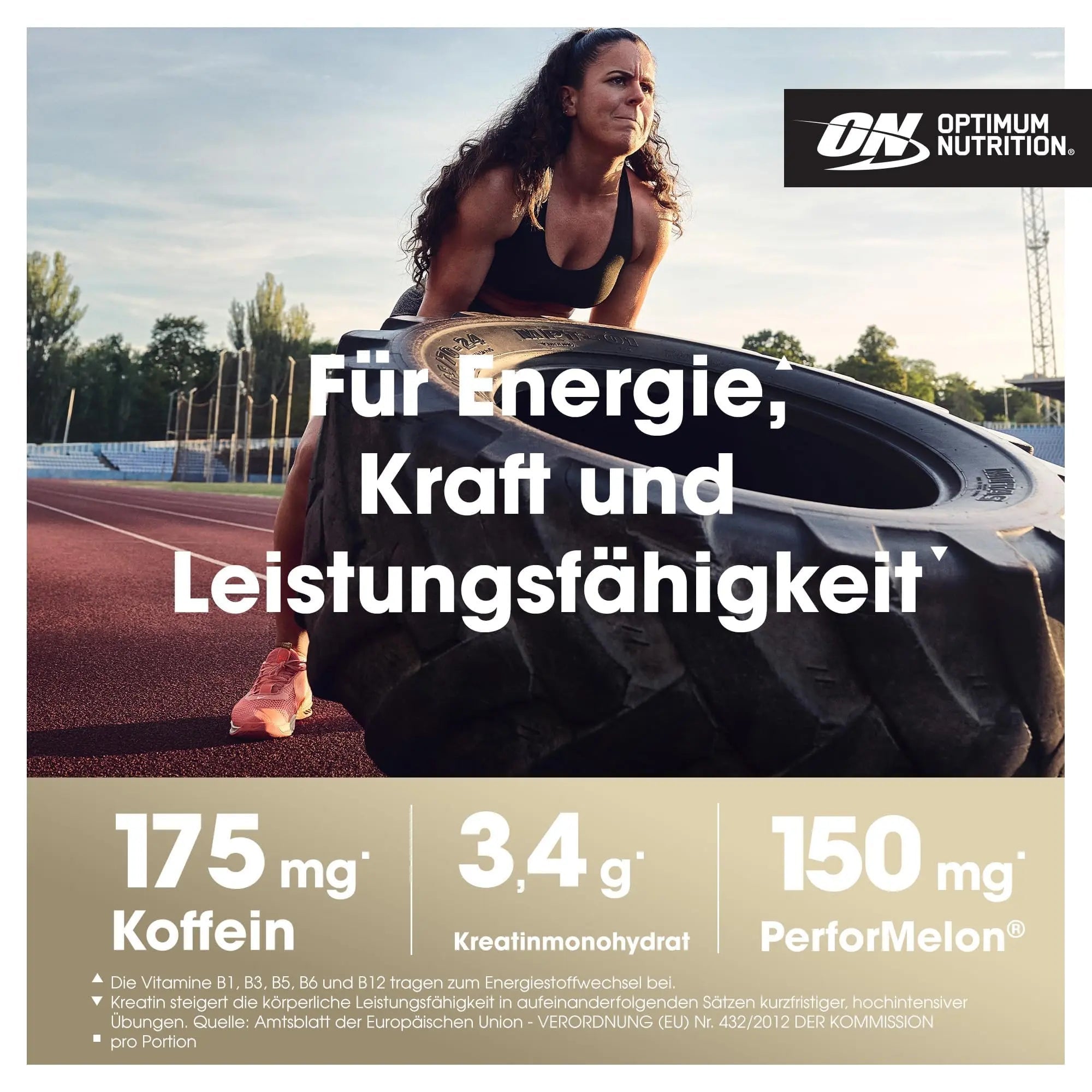 Optimum Nutrition Gold Standard Pre Workout Powder, Energy Drink with Creatine Monohy - TrustMedUSA