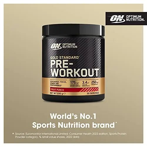 Optimum Nutrition Gold Standard Pre Workout Powder, Energy Drink with Creatine Monohy - TrustMedUSA