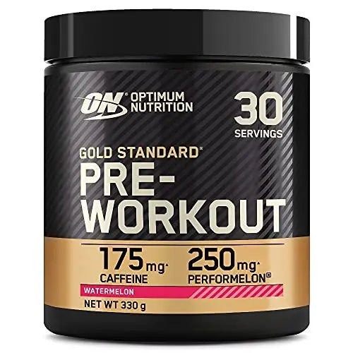 Optimum Nutrition Gold Standard Pre Workout Watermelon Flavoured Powder, 330g - TrustMedUSA
