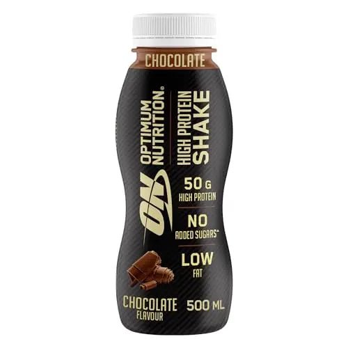 Optimum Nutrition High Protein Shake Bottles, Ready To Drink Healthy Snacks, No added - TrustMedUSA