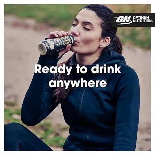 Optimum Nutrition High Protein Shake Bottles, Ready To Drink Healthy Snacks, No added - TrustMedUSA