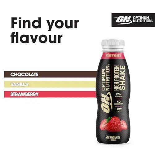 Optimum Nutrition High Protein Shake Bottles, Ready To Drink Healthy Snacks, No added - TrustMedUSA