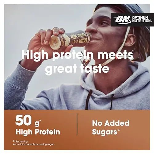 Optimum Nutrition High Protein Shake Bottles, Ready To Drink Healthy Snacks, No added - TrustMedUSA