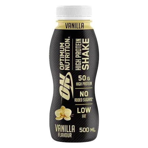 Optimum Nutrition High Protein Shake Bottles, Ready To Drink Healthy Snacks, No added - TrustMedUSA