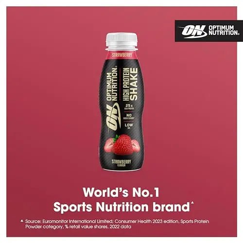 Optimum Nutrition High Protein Shake Bottles, Ready To Drink Healthy Snacks, No added - TrustMedUSA