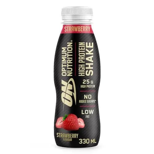 Optimum Nutrition High Protein Shake Bottles, Ready To Drink Healthy Snacks, No added - TrustMedUSA