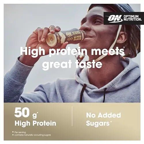 Optimum Nutrition High Protein Shake Bottles, Ready To Drink Healthy Snacks, No added - TrustMedUSA