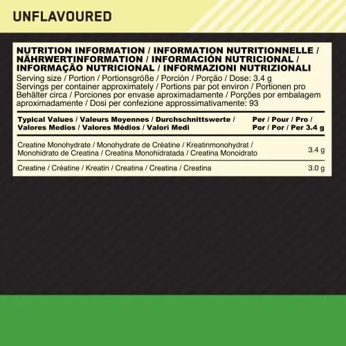 Optimum Nutrition Micronised Creatine Powder, 100% Pure Creatine Monohydrate Powder - TrustMedUSA