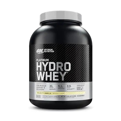 Optimum Nutrition Platinum Hydrowhey Protein Powder, 100% Hydrolyzed Whey Isolate - TrustMedUSA