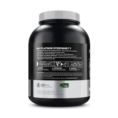 Optimum Nutrition Platinum Hydrowhey Protein Powder, 100% Hydrolyzed Whey Isolate - TrustMedUSA